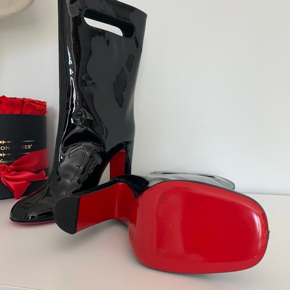 Christian Louboutin Bag Bootie 100 37/7 - Picture 6 of 8